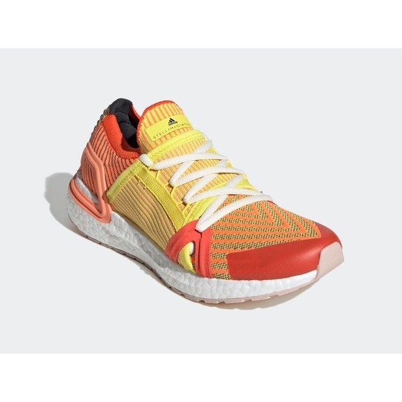 WOMEN'S adidas UltraBoost 20 S Stella McCartney Fresh Lemon/Orange EF2211 - Picture 1 of 11